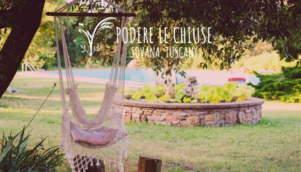 Podere Le Chiuse Sovana Eksteriør billede